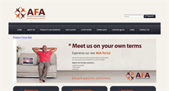 Desktop Screenshot of afa.co.bw